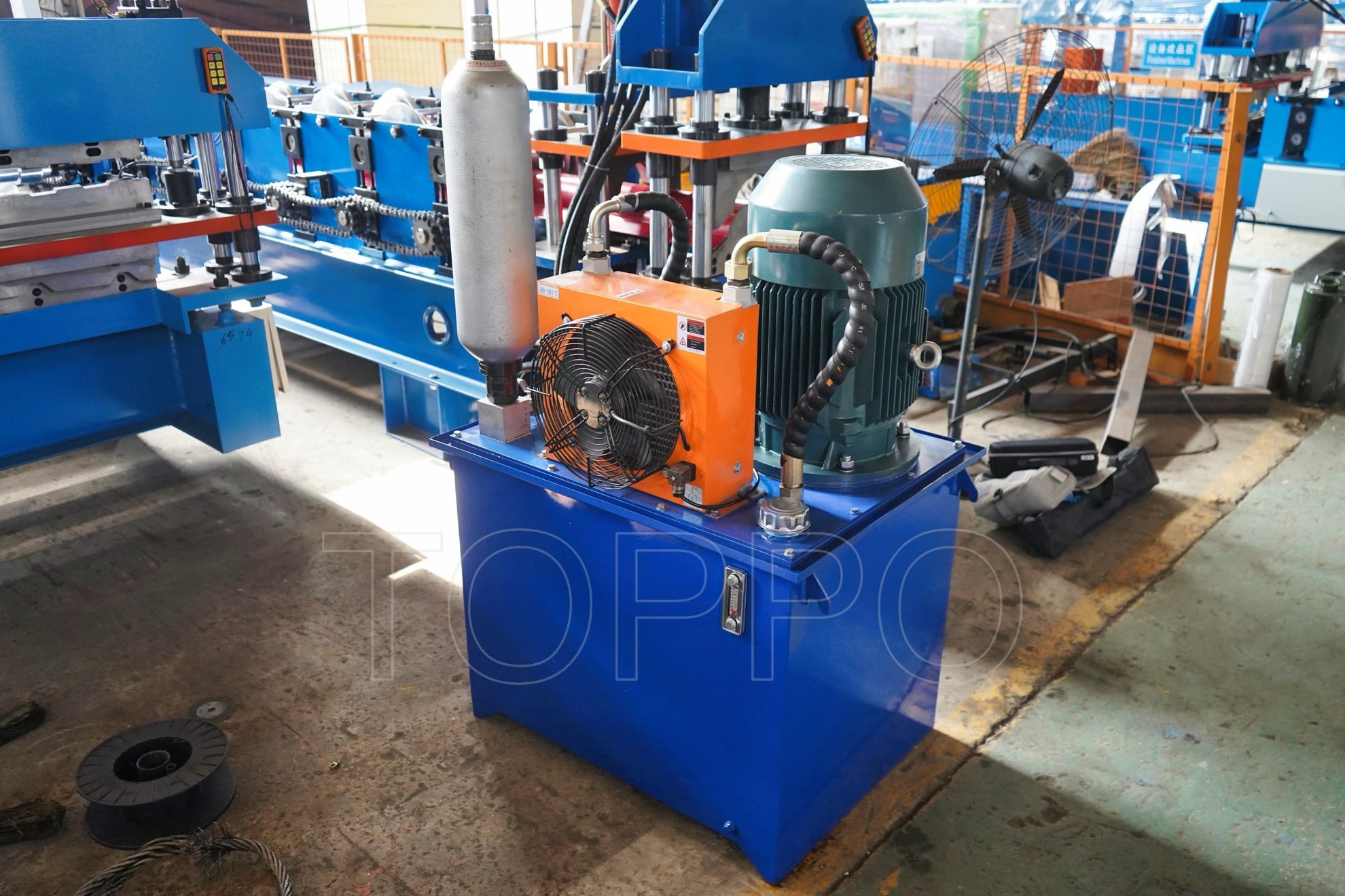 Fully Automatic Ridge Cap Roll Forming Machine with Touch Screen