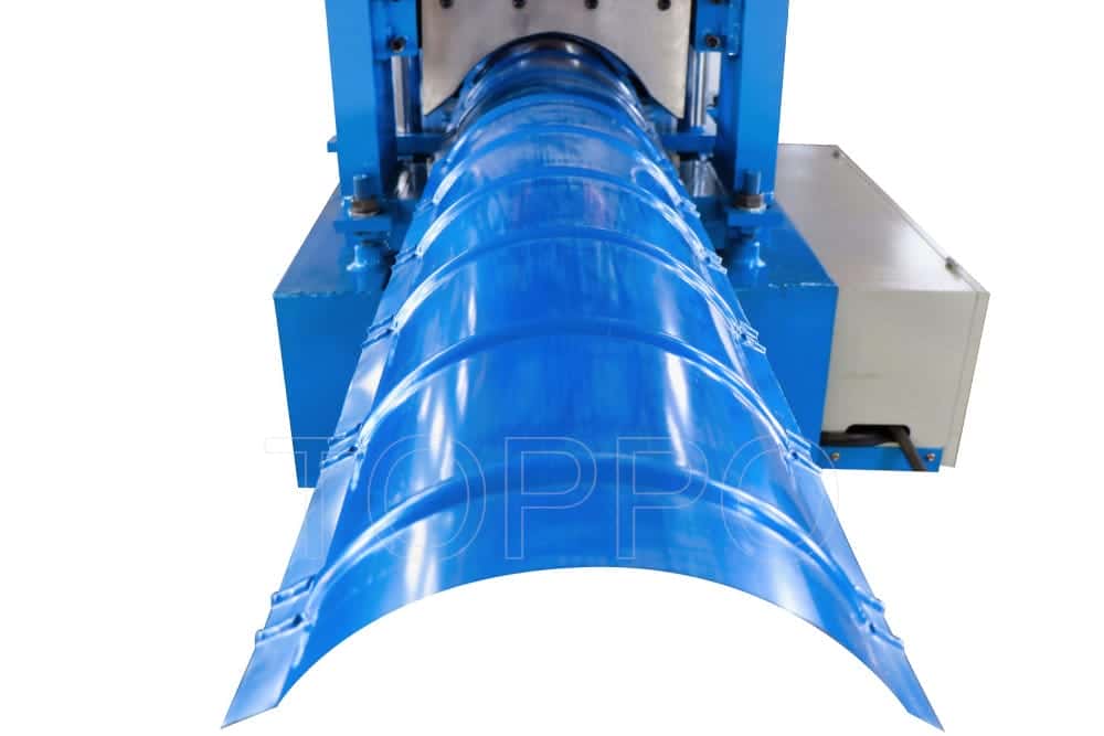 Efficient Ridge Cap Roll Forming Machine for Steel Roofing
