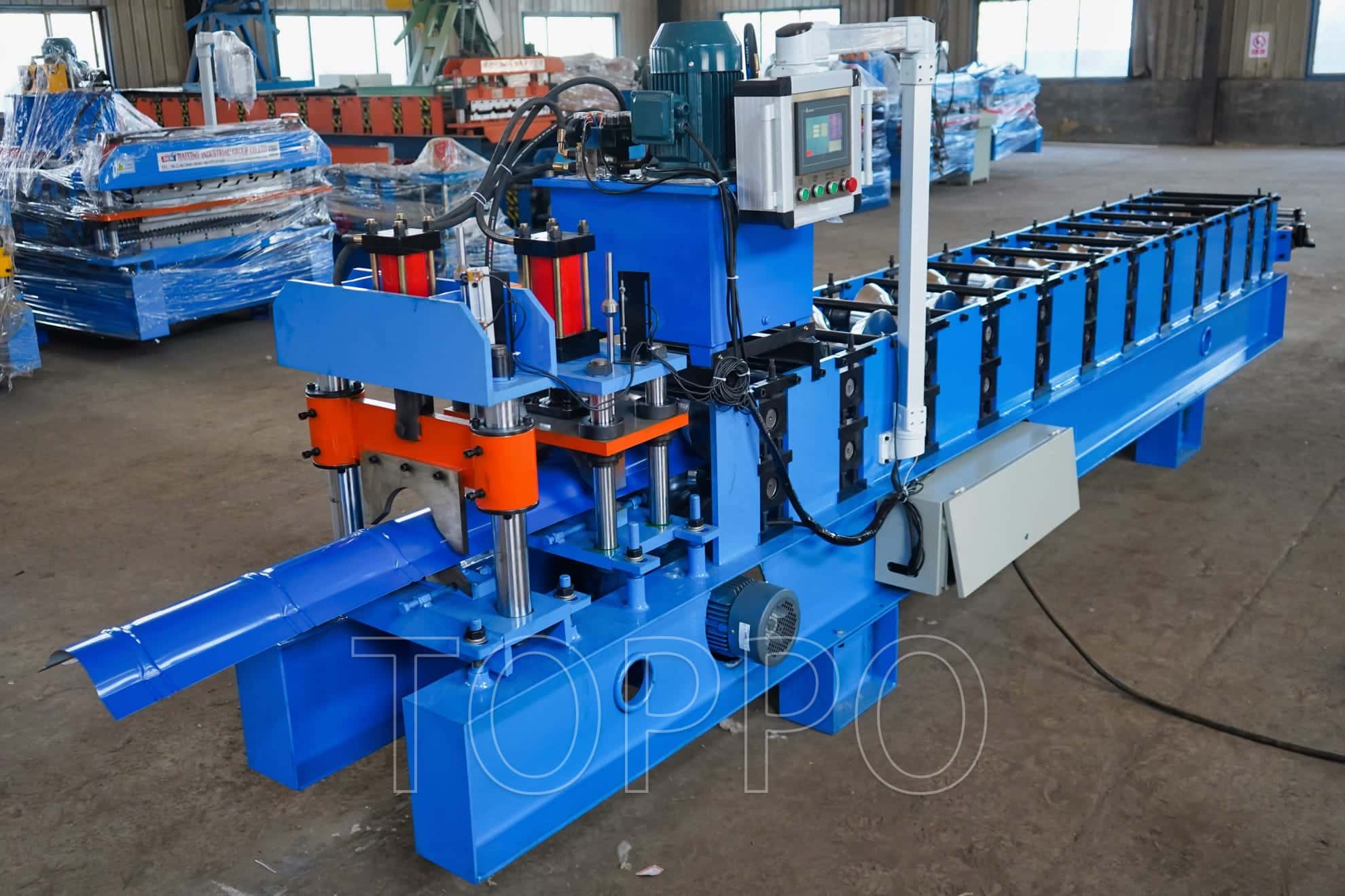 Advanced Ridge Cap Roll Forming Machine with Digital Control