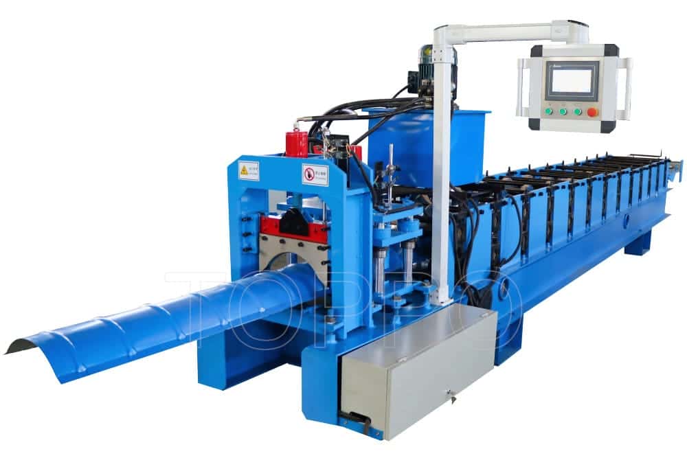 Efficient Ridge Cap Roll Forming Machine for Steel Roofing