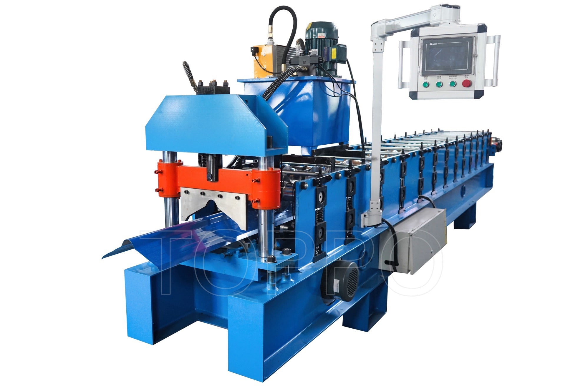 Precision Ridge Cap Roll Forming Machine for Metal Roof Caps