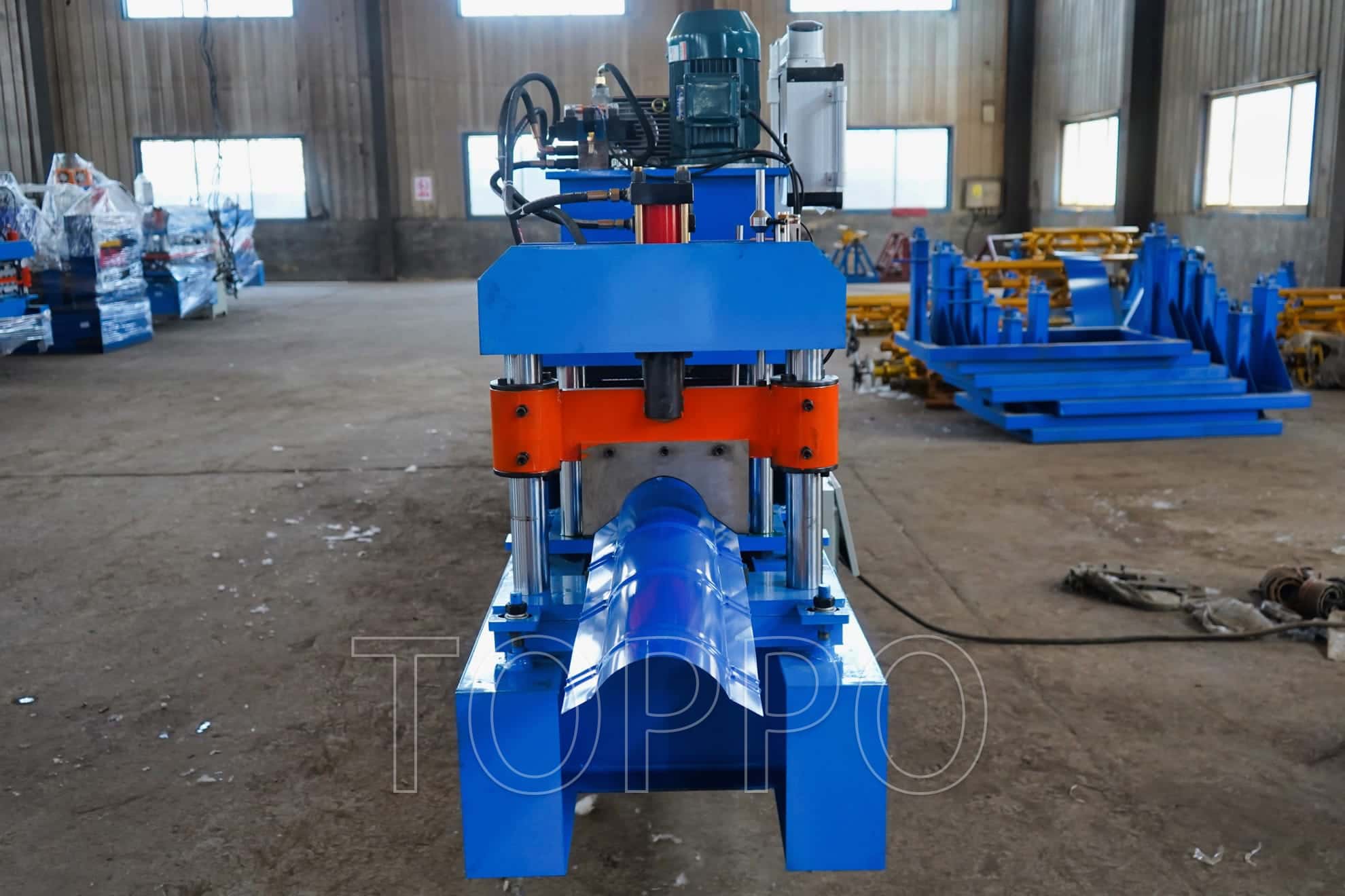 Advanced Ridge Cap Roll Forming Machine with Digital Control