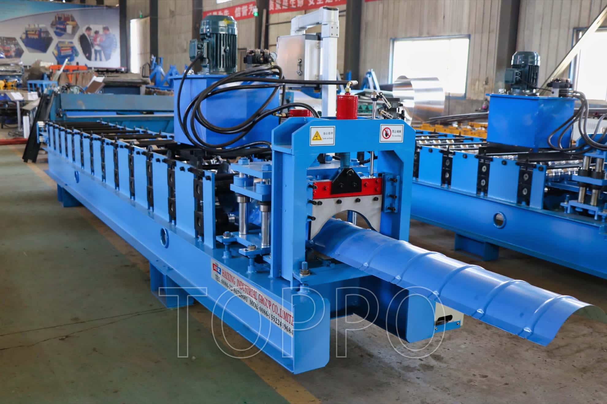 Efficient Ridge Cap Roll Forming Machine for Steel Roofing