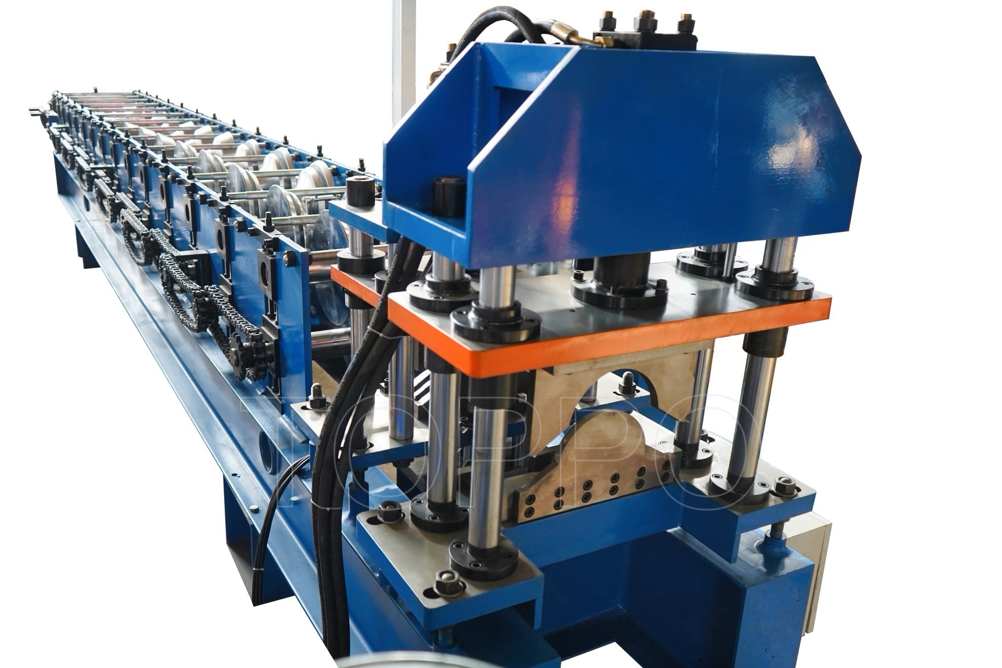Fully Automatic Ridge Cap Roll Forming Machine with Touch Screen