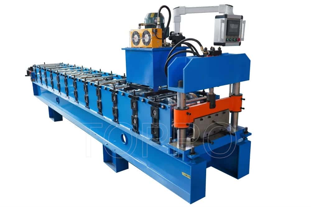 High-Speed Ridge Cap Roll Forming Machine for Metal Roofing
