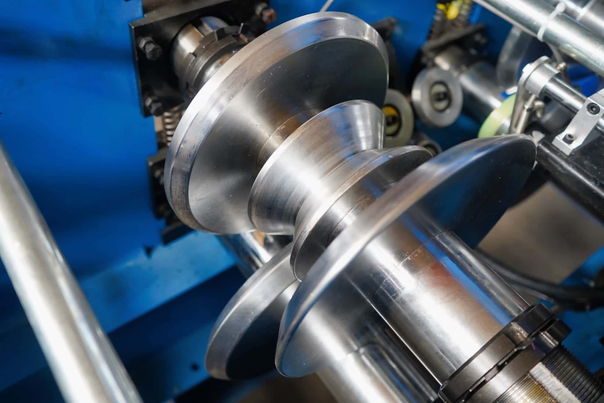 Automated Ridge Cap Roll Forming Machine with PLC Touch Panel