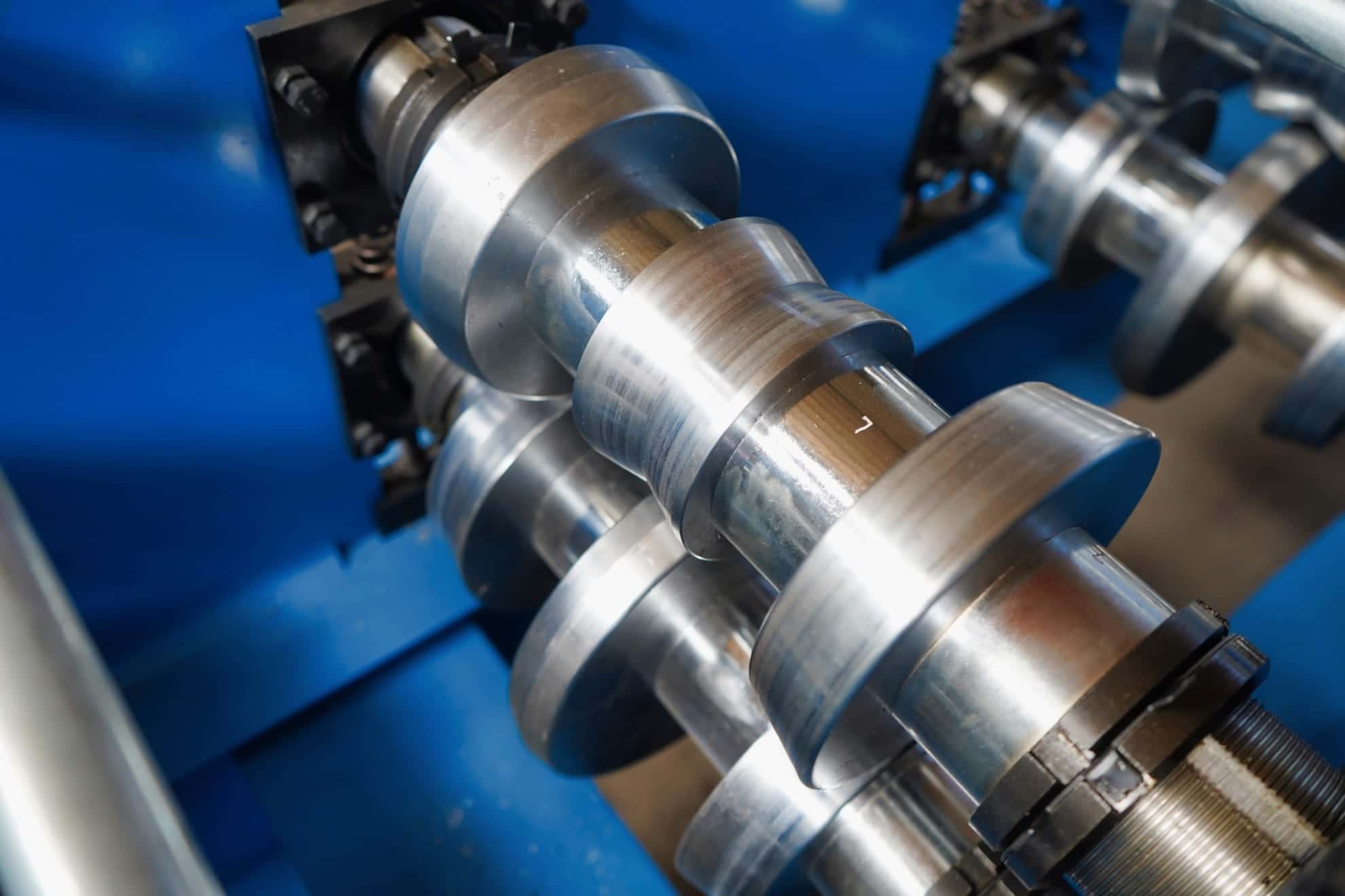 Automated Ridge Cap Roll Forming Machine with PLC Touch Panel