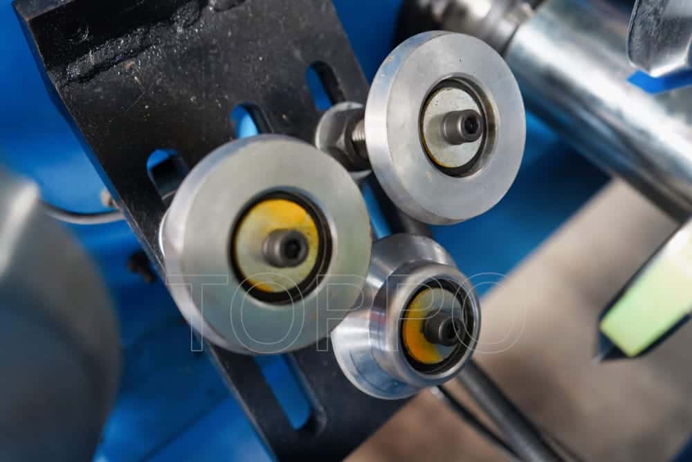 Automated Ridge Cap Roll Forming Machine with PLC Touch Panel