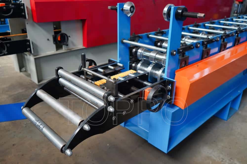 Automated Ridge Cap Roll Forming Machine with PLC Touch Panel