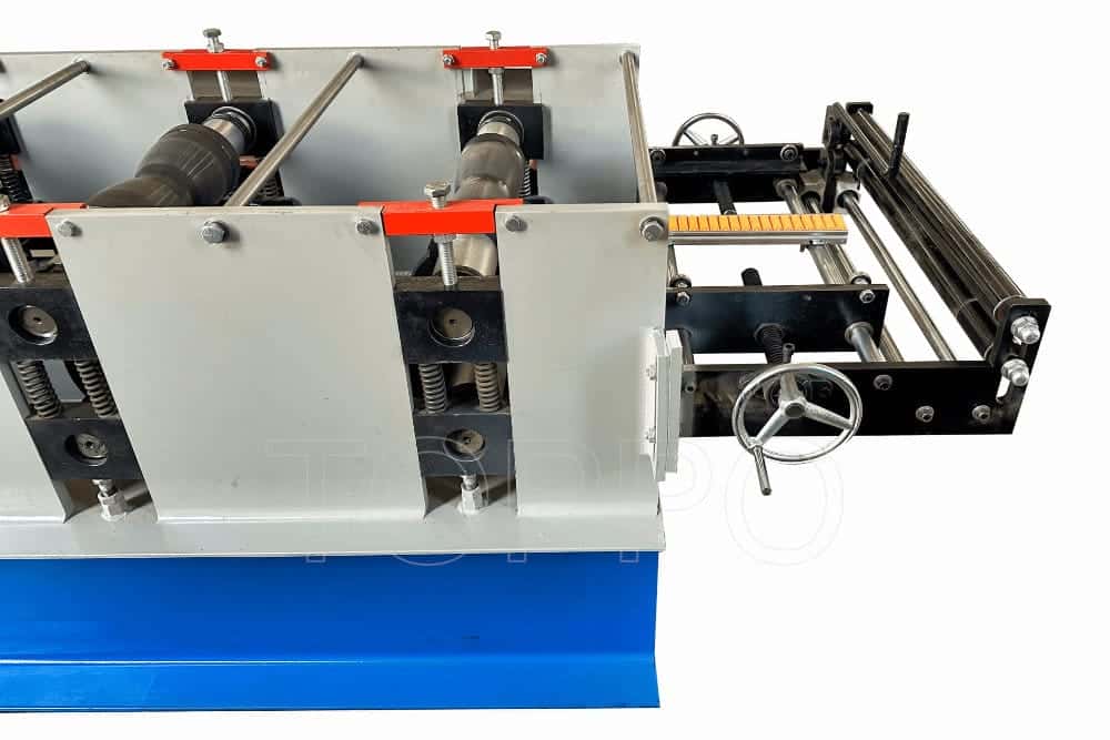 Compact Ridge Cap Roll Forming Machine with PLC Control