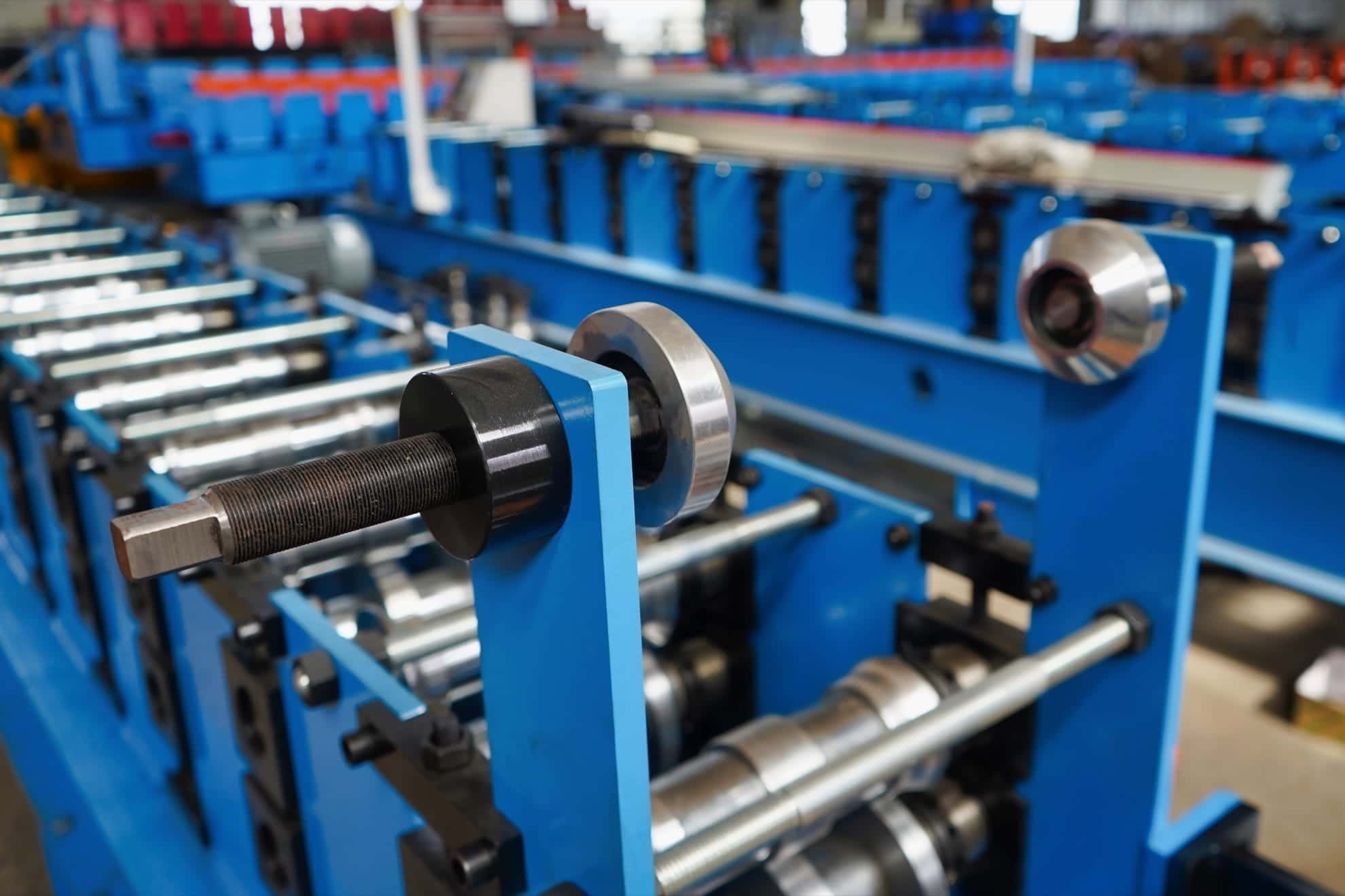 Automated Ridge Cap Roll Forming Machine with PLC Touch Panel