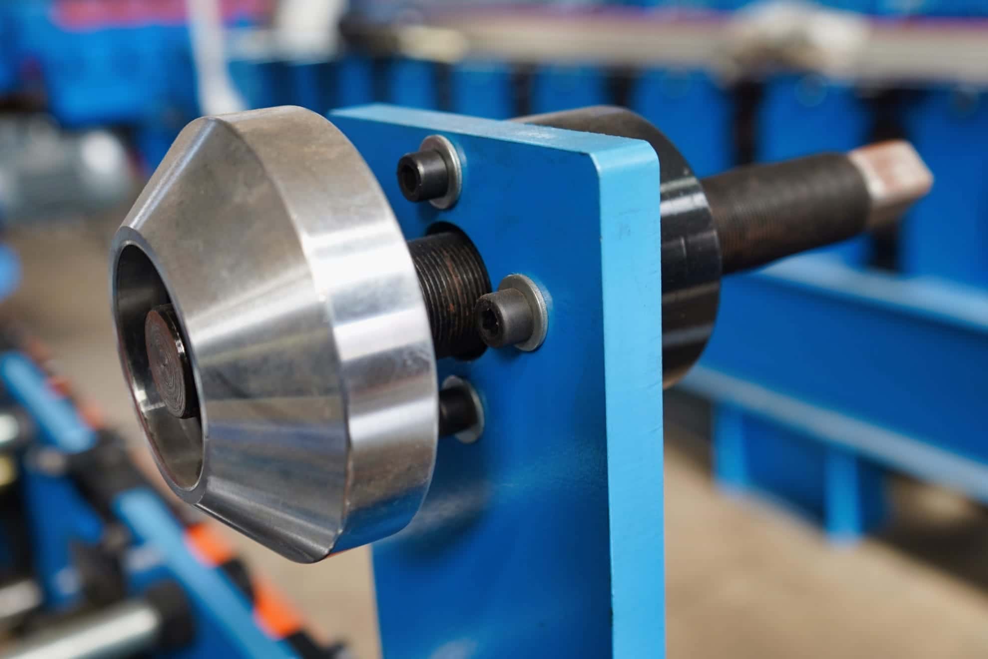 Automated Ridge Cap Roll Forming Machine with PLC Touch Panel