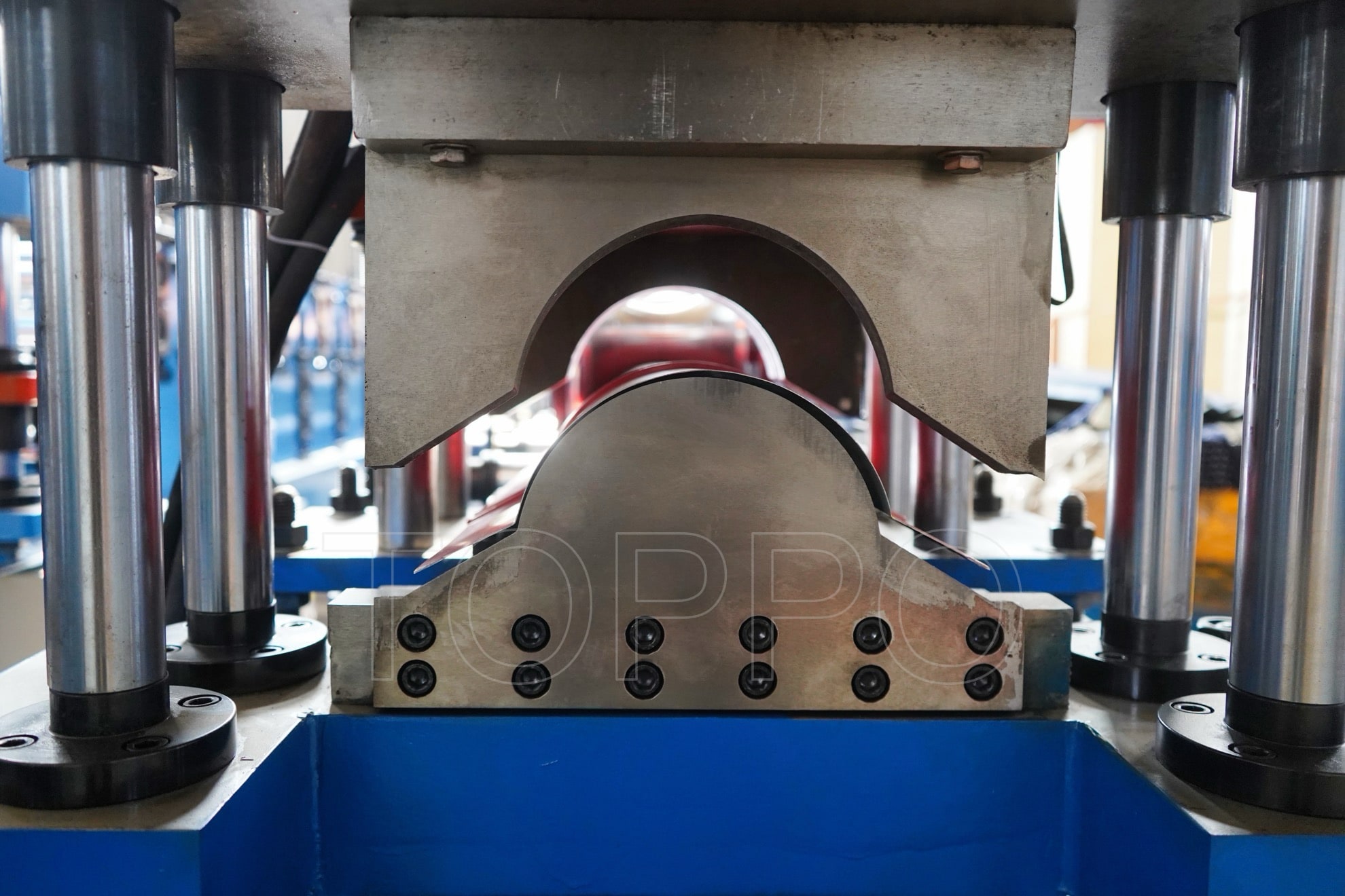 Fully Automatic Ridge Cap Roll Forming Machine with Touch Screen