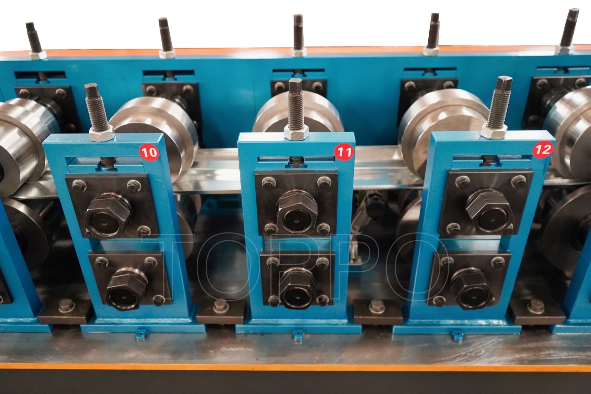 High-Speed Shutter Door Frame Roll Forming Machine with Auto Size Adjustment