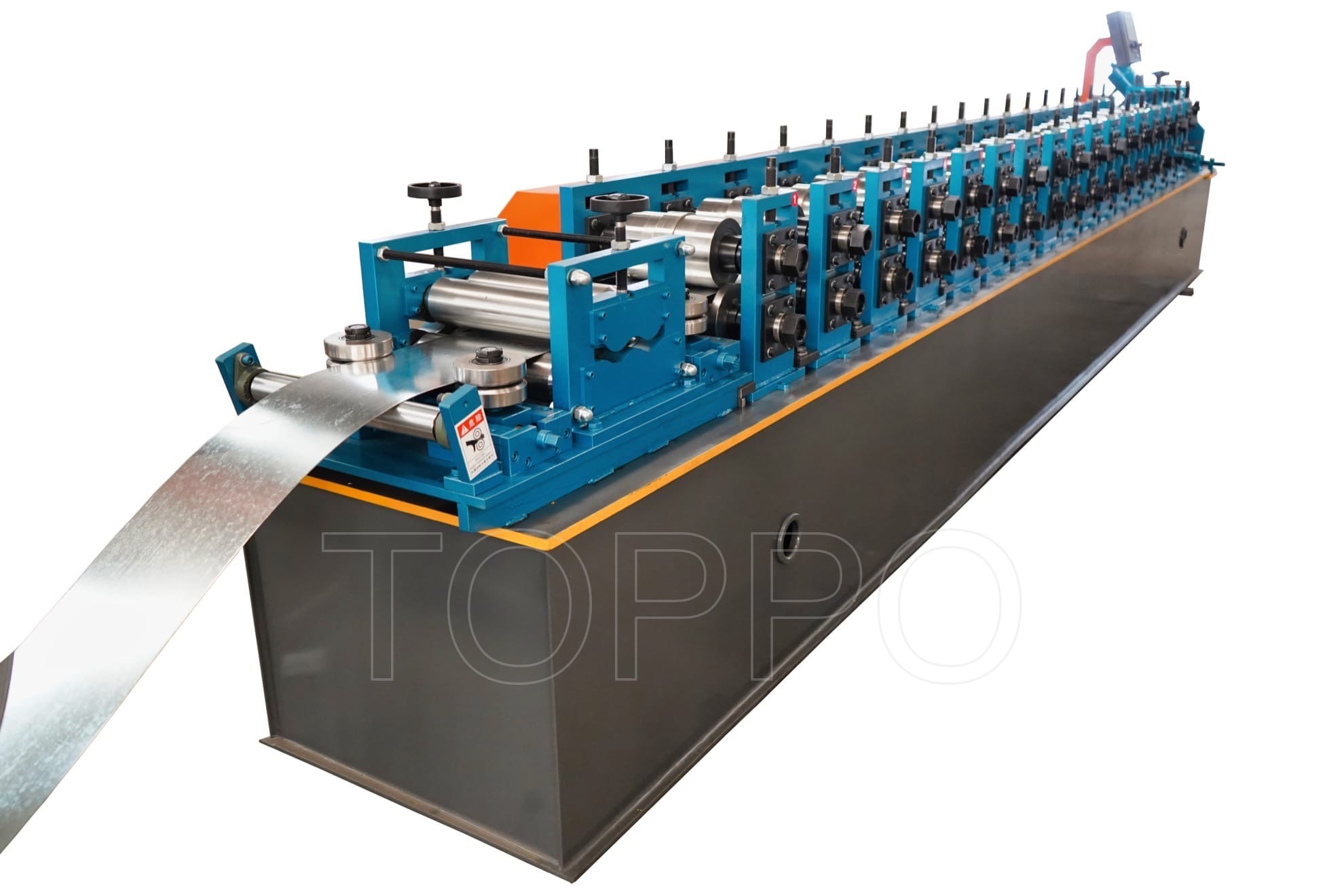 High-Speed Shutter Door Frame Roll Forming Machine with Auto Size Adjustment