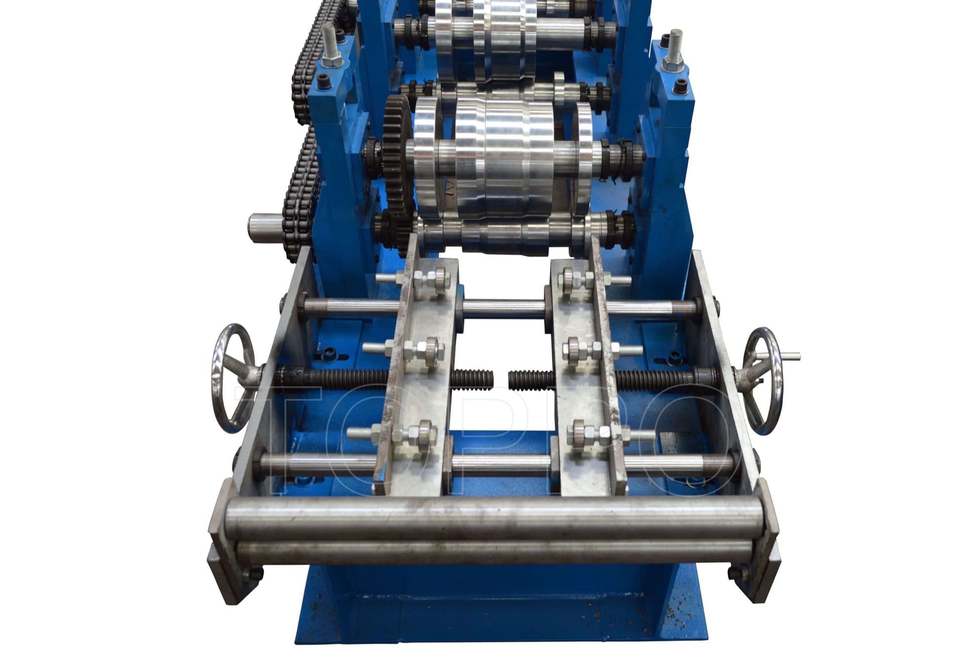 Shutter Door Frame Roll Forming Machine with Hydraulic Cutting and HMI Control