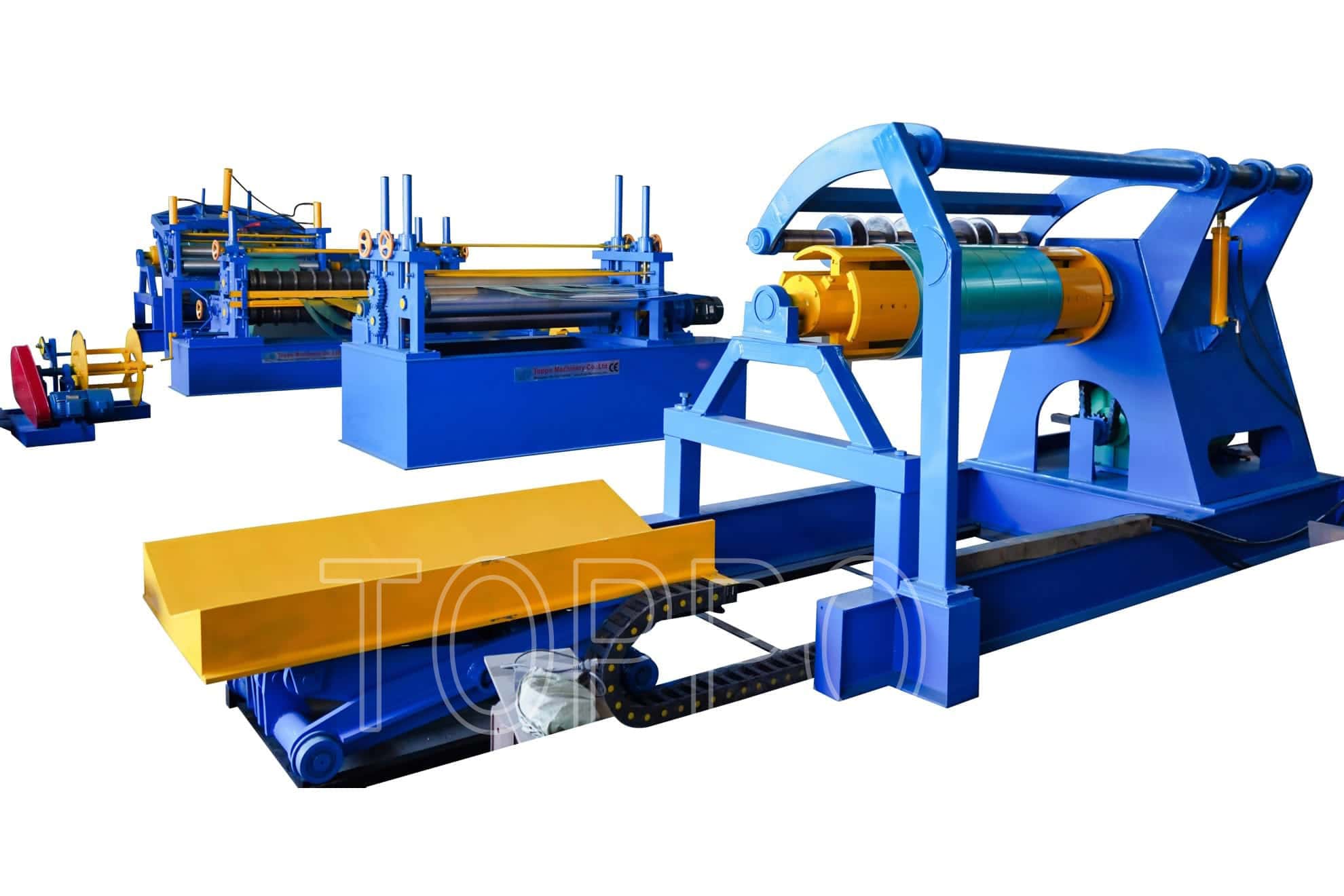 Compact Coil Slitting and Cut to Length Machine Line