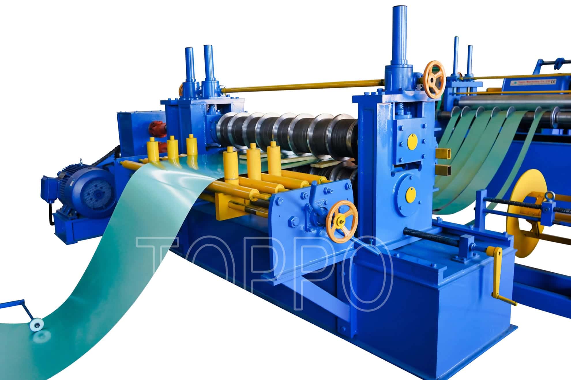 Compact Coil Slitting and Cut to Length Machine Line