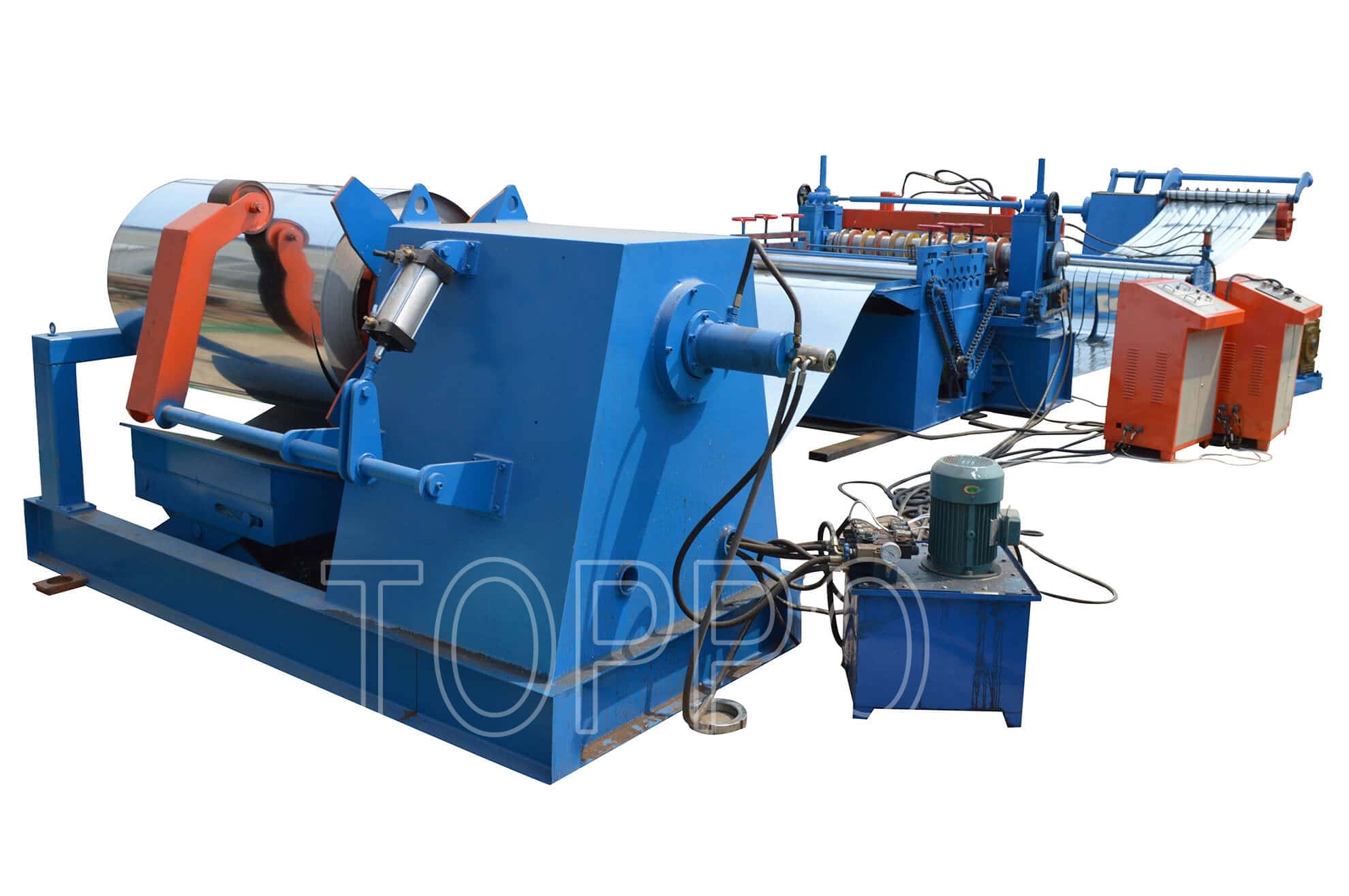 Coil Slitting and Cut to Length Line for Galvanized Steel Processing