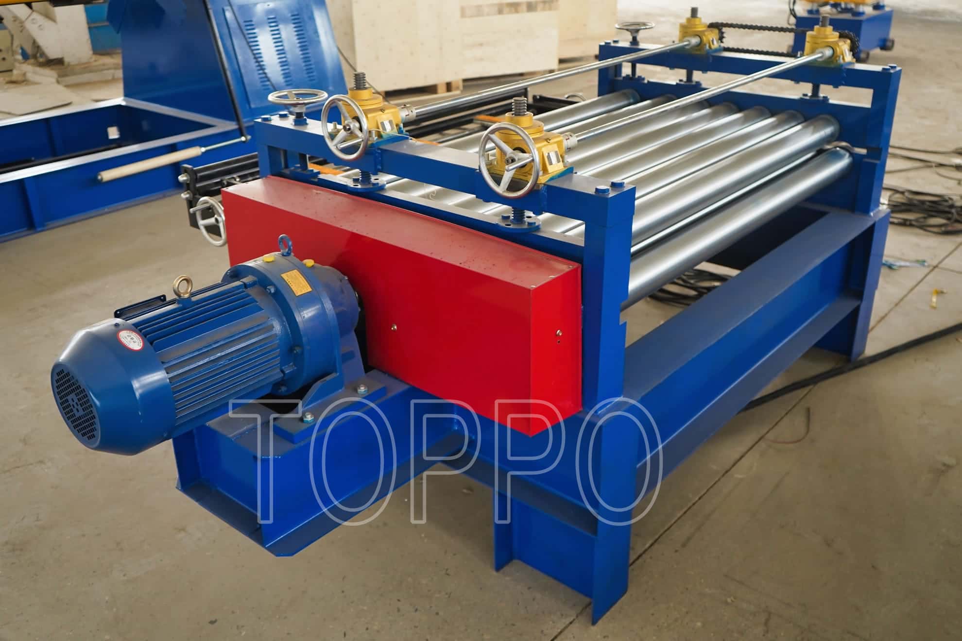 Cut to Length Line Roll Forming Machine for Metal Sheets
