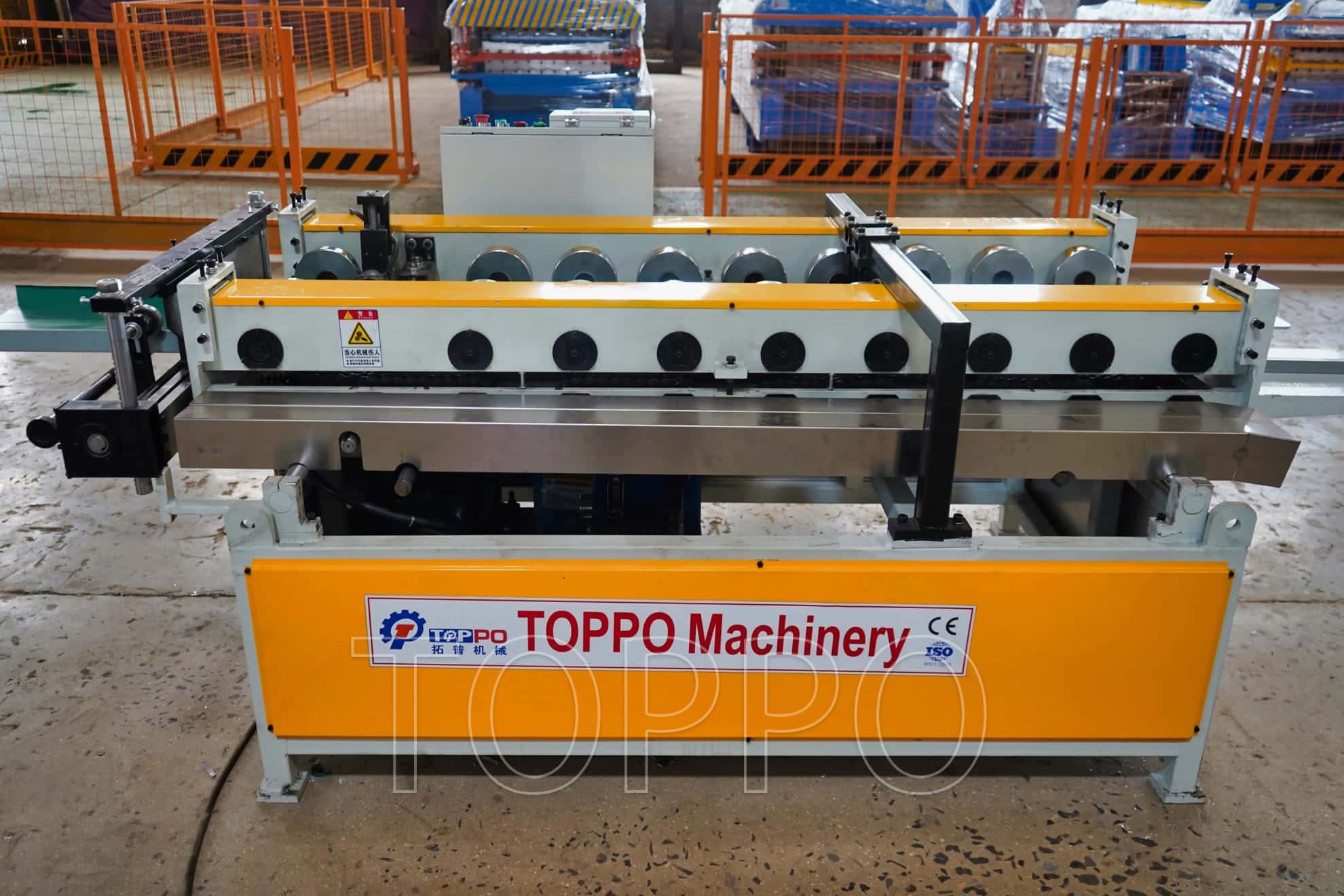 High Efficiency Standing Seam Roofing Roll Forming Machine Line with PLC System