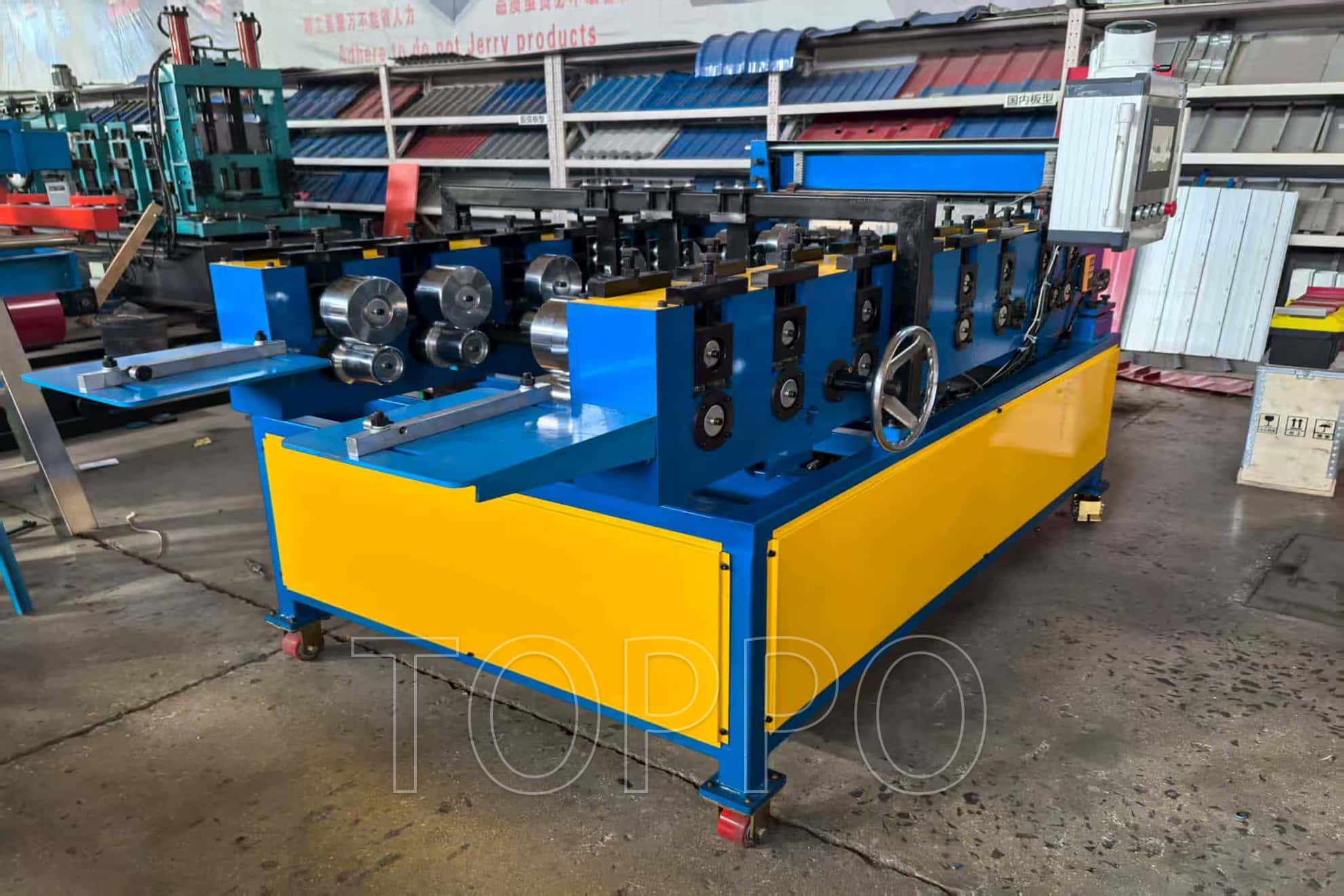 PLC Automatic Standing Seam Roofing Panel Roll Forming Machine