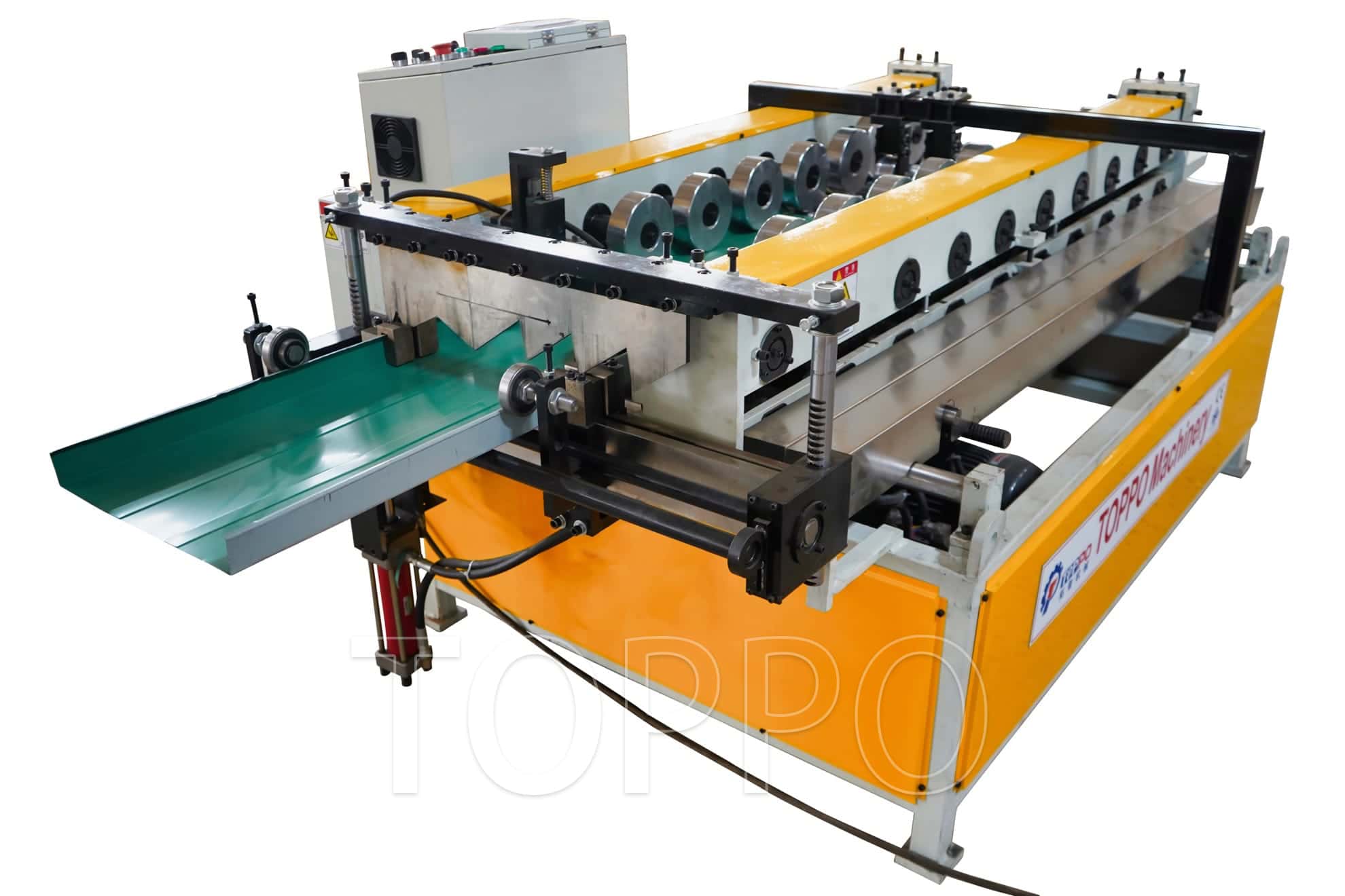 High Efficiency Standing Seam Roofing Roll Forming Machine Line with PLC System