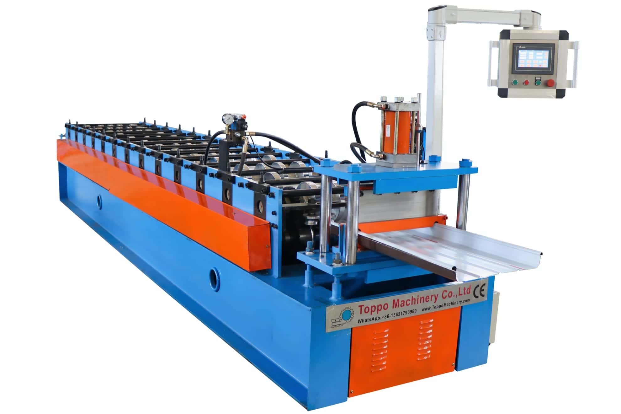 Professional Standing Seam Roofing Panel Roll Forming Machine with Automatic PLC System