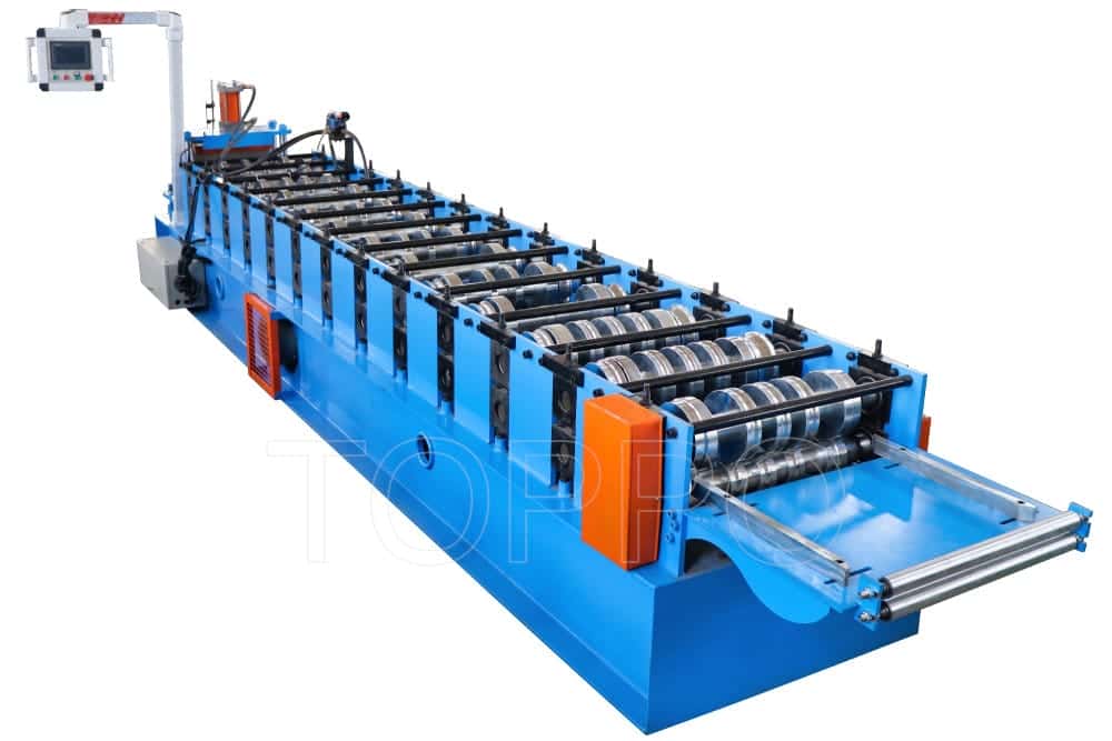 Professional Standing Seam Roofing Panel Roll Forming Machine with Automatic PLC System