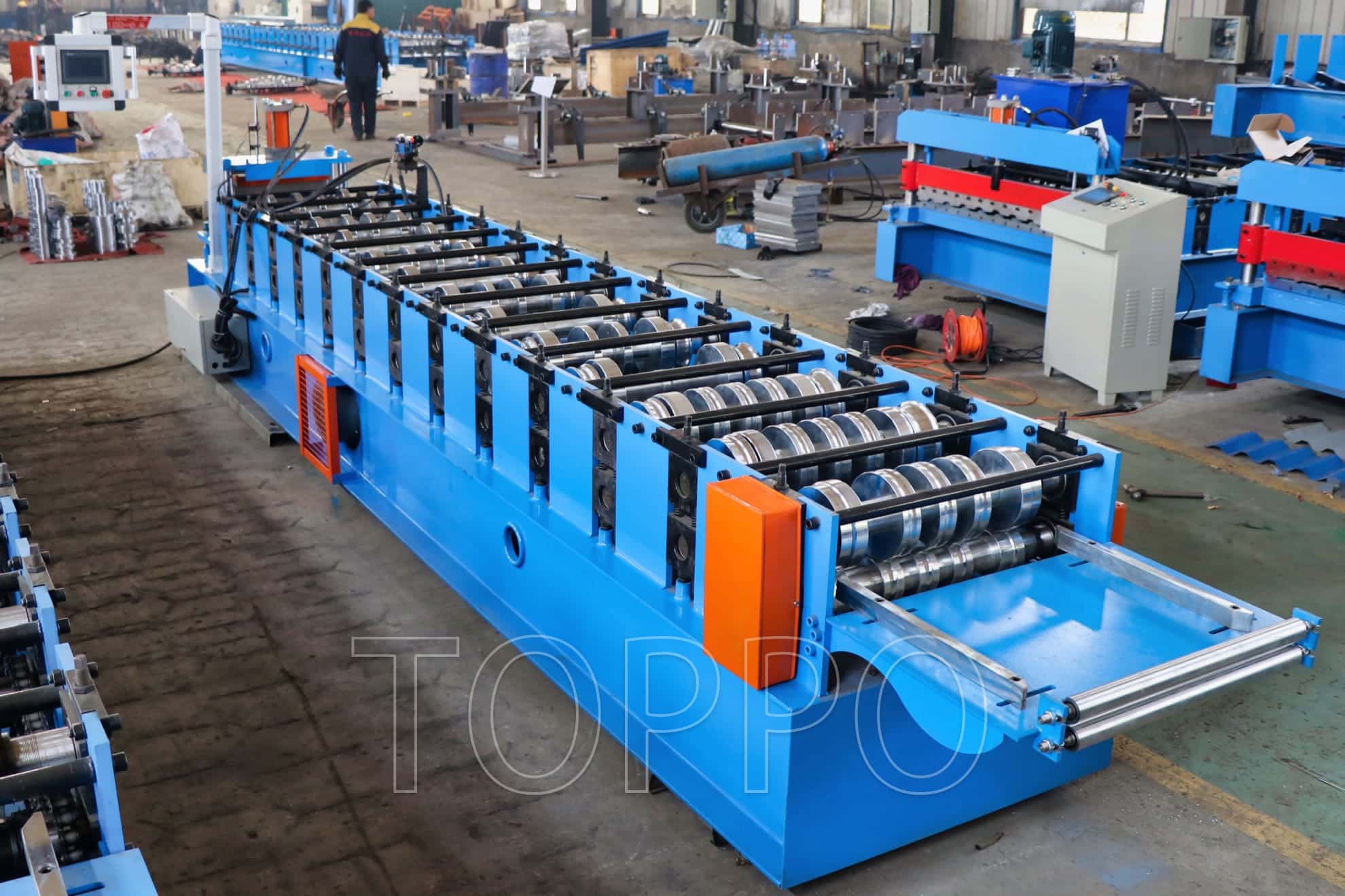 Heavy Duty Standing Seam Roll Forming Machine for Metal Roofing Panels