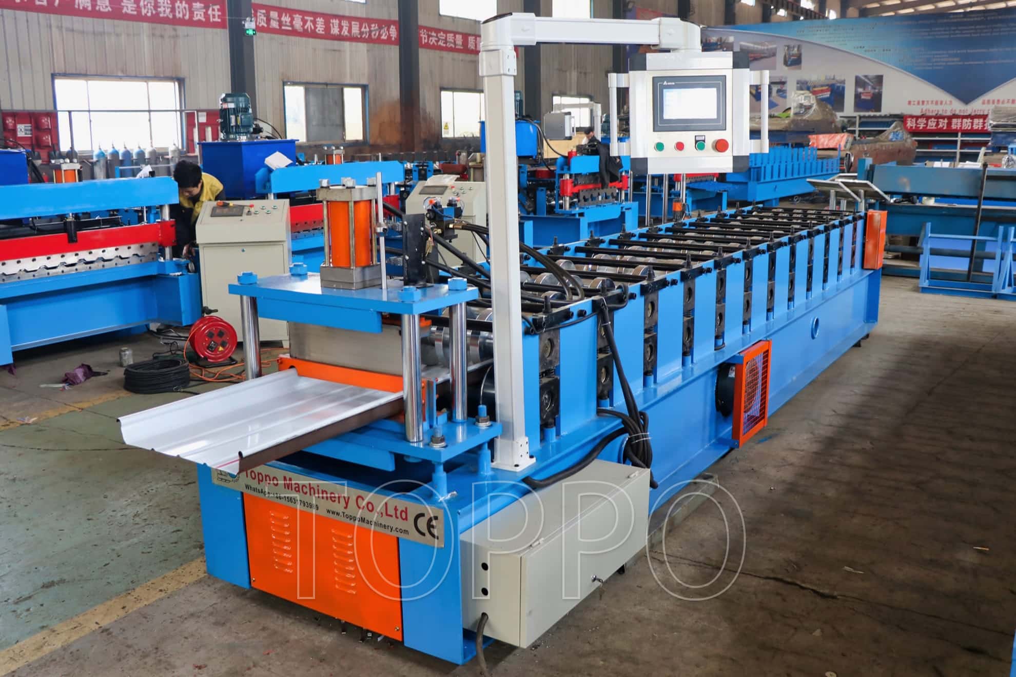 Standing Seam Roll Forming Machine for Metal Roofing Panels