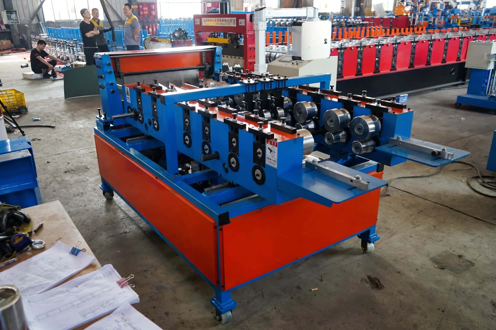 Industrial Standing Seam Metal Roofing Roll Forming Machine Line