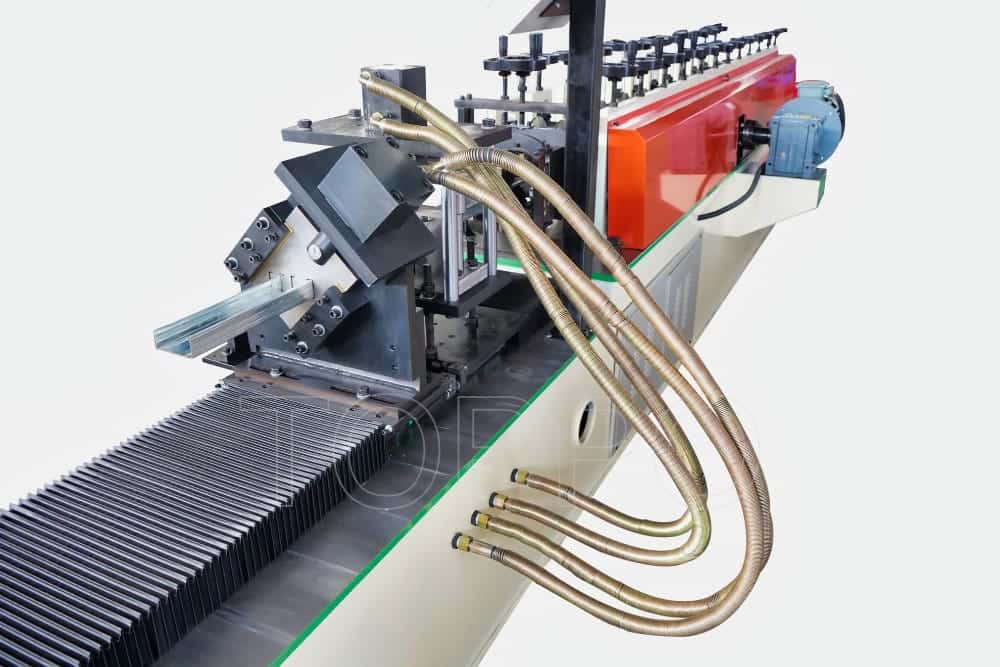 PLC Controlled Stud and Track Roll Forming Machine with Hydraulic Cutting