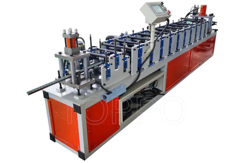 High Precision Stud and Track Roll Forming Machine with Hydraulic Cutting