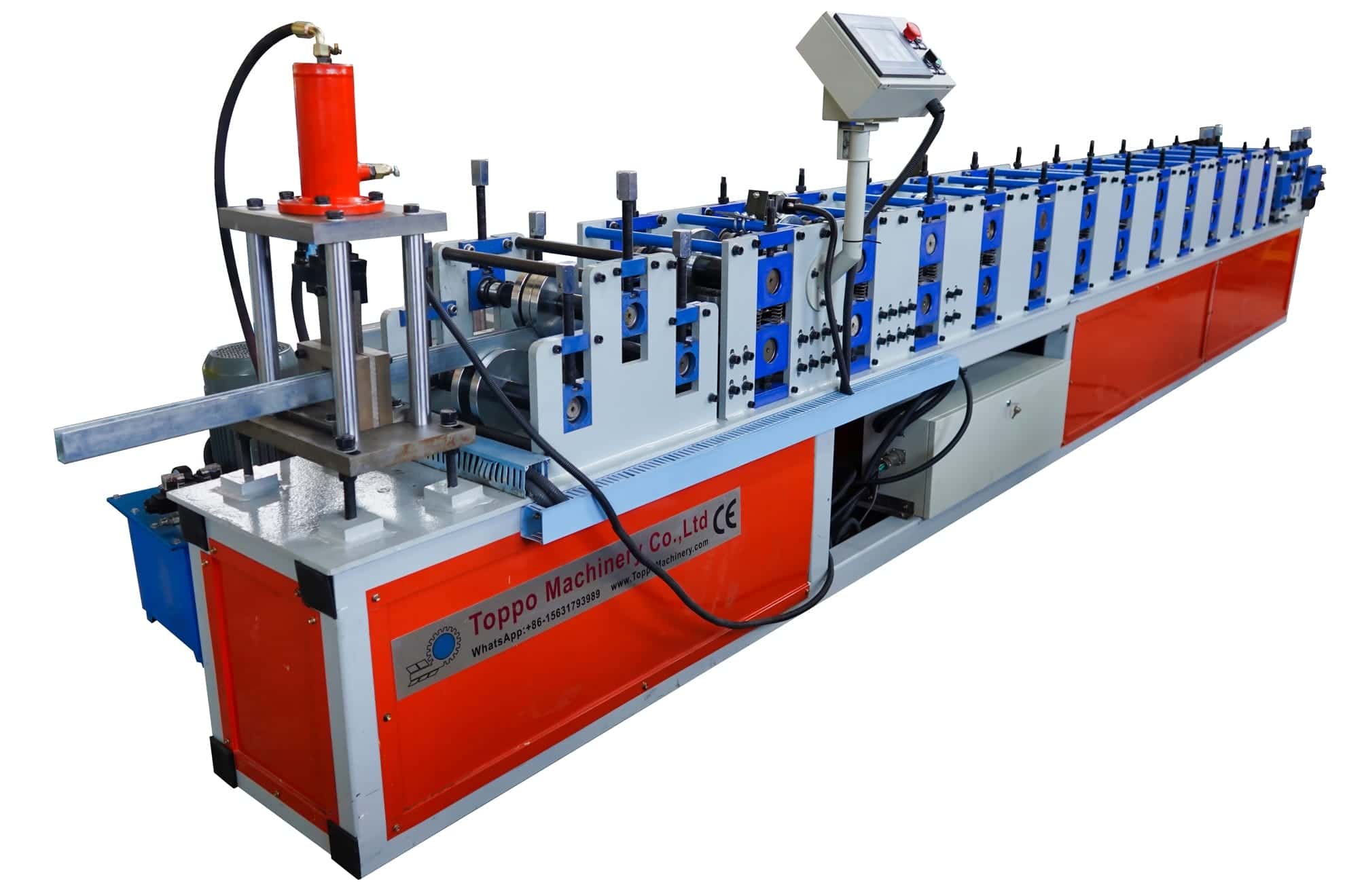 Automatic Stud and Track Roll Forming Machine with Punching System | Light Steel Keel Machine