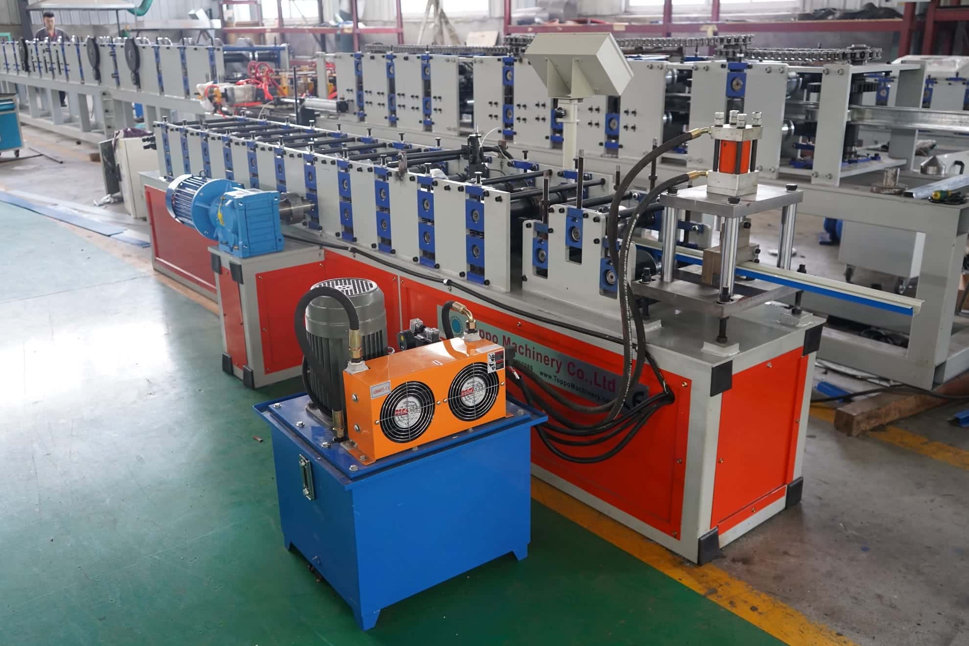 Automatic Stud and Track Roll Forming Machine with Flying Cut | Light Steel Keel Machine
