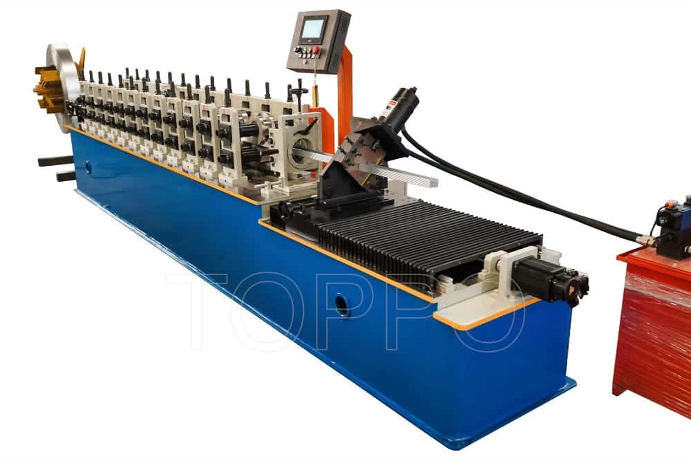 Automatic Stud and Track Roll Forming Machine with Integrated Hydraulic System