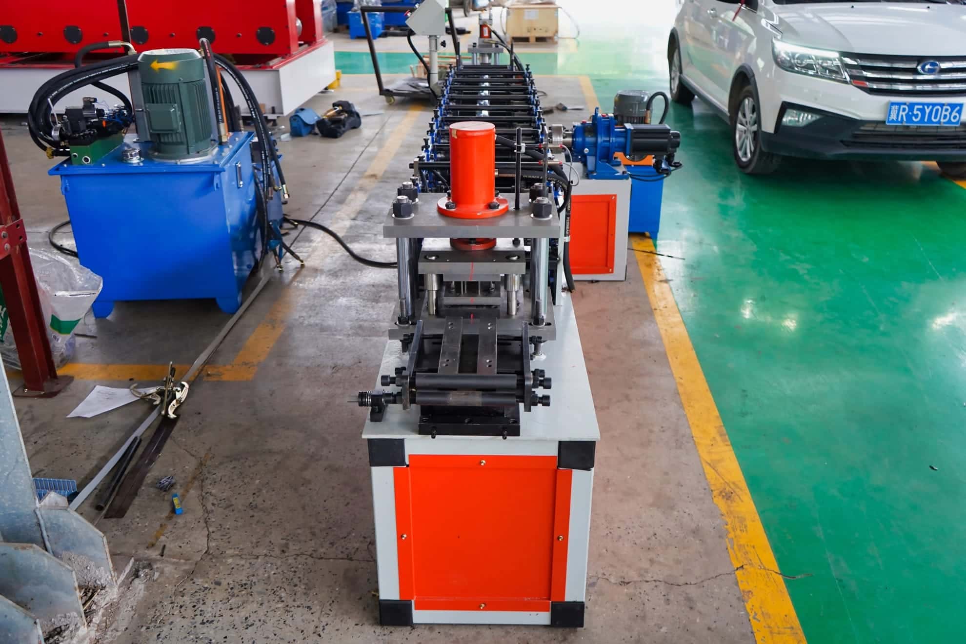 High Precision Stud and Track Roll Forming Machine with Hydraulic Cutting