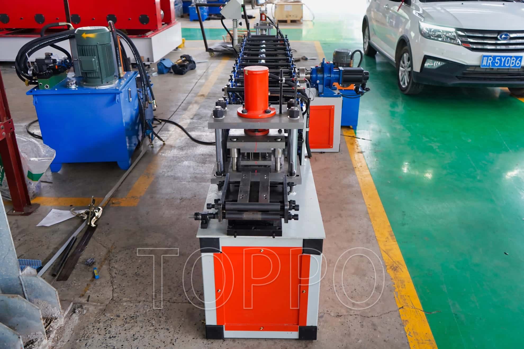 High Precision Stud and Track Roll Forming Machine with Hydraulic Cutting