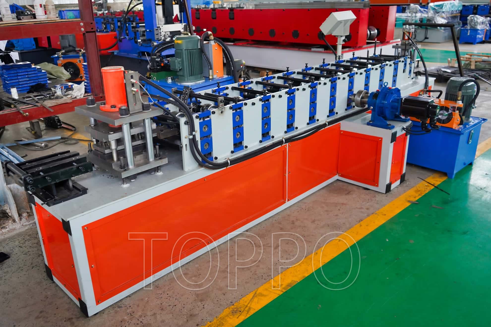High Precision Stud and Track Roll Forming Machine with Hydraulic Cutting
