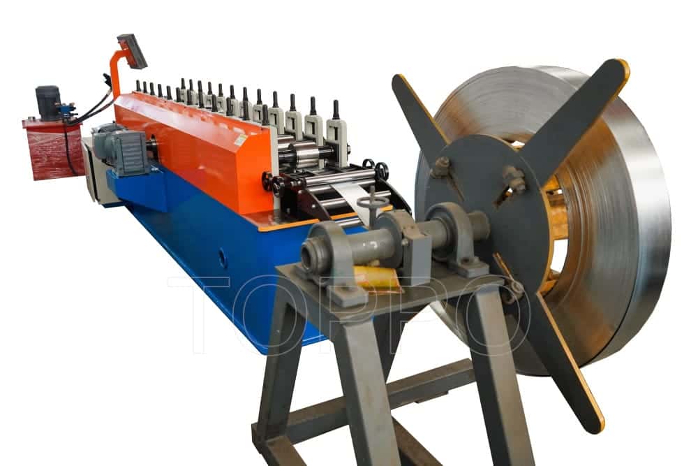 Automatic Stud and Track Roll Forming Machine with Integrated Hydraulic System