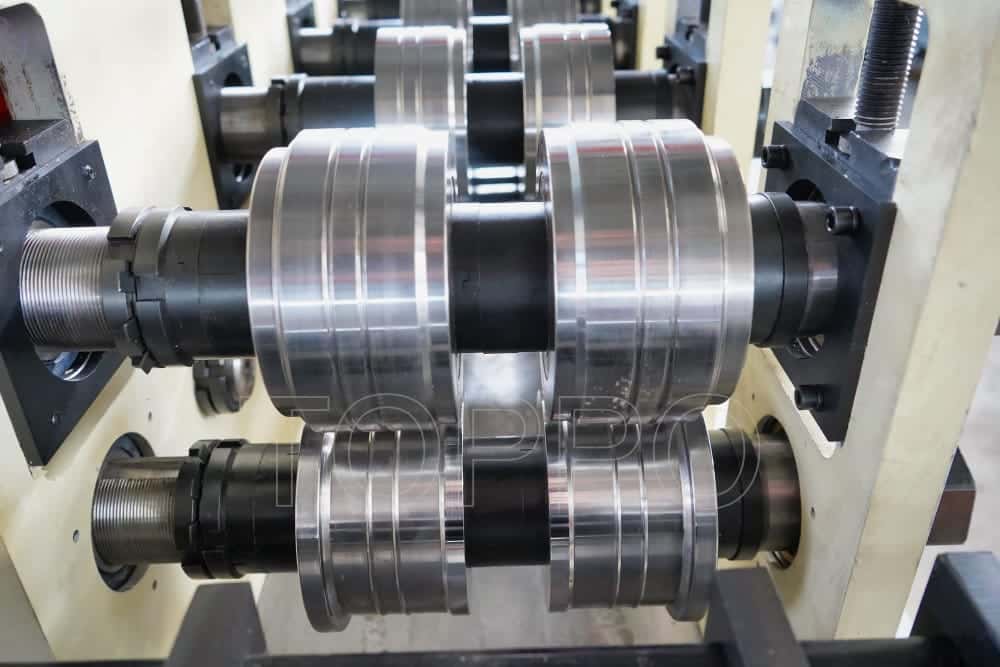 PLC Controlled Stud and Track Roll Forming Machine with Hydraulic Cutting