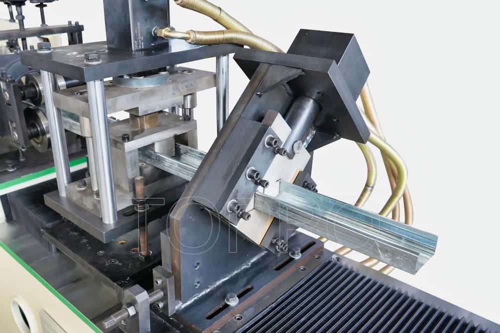 PLC Controlled Stud and Track Roll Forming Machine with Hydraulic Cutting