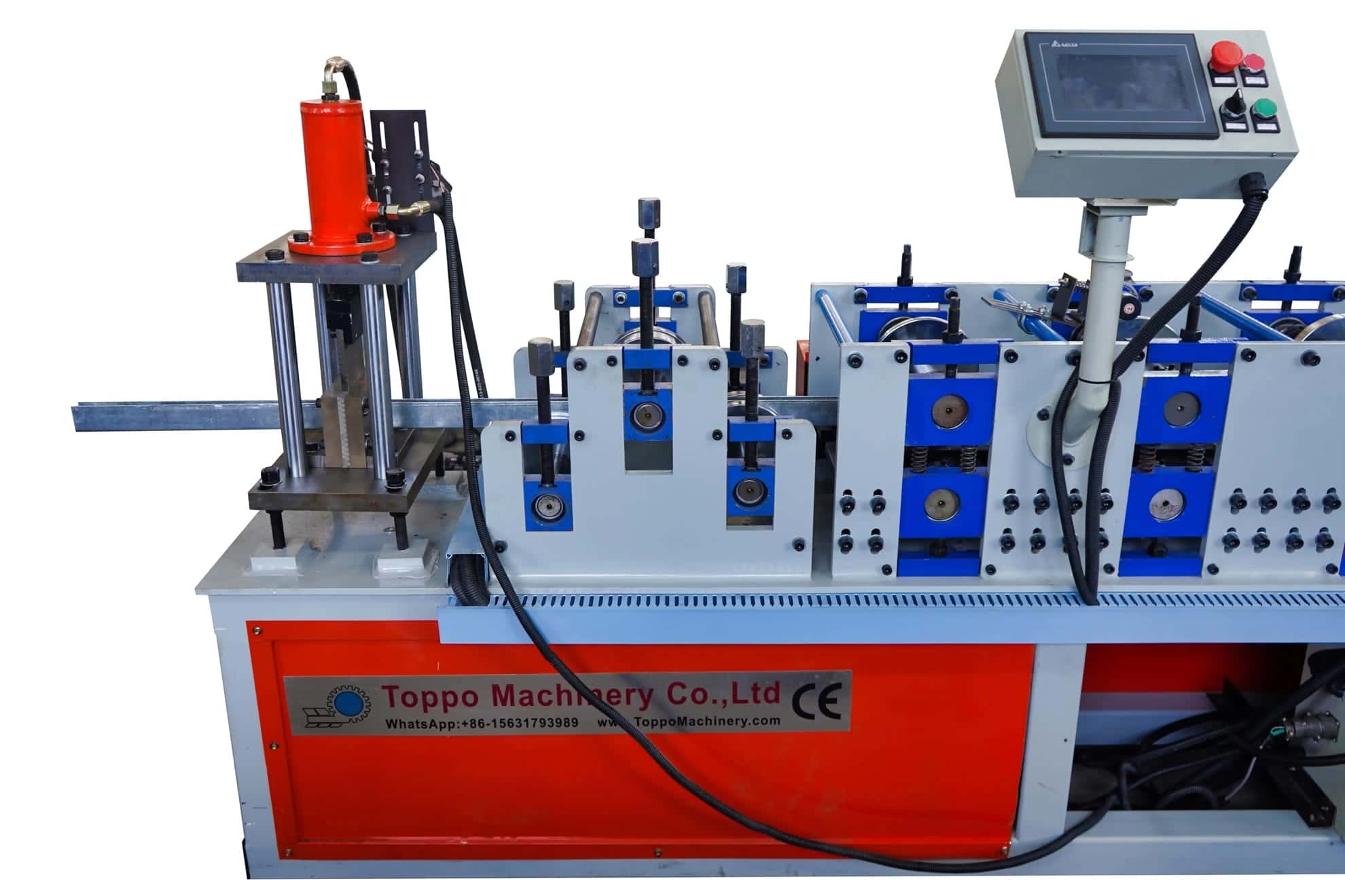 Automatic Stud and Track Roll Forming Machine with Punching System | Light Steel Keel Machine