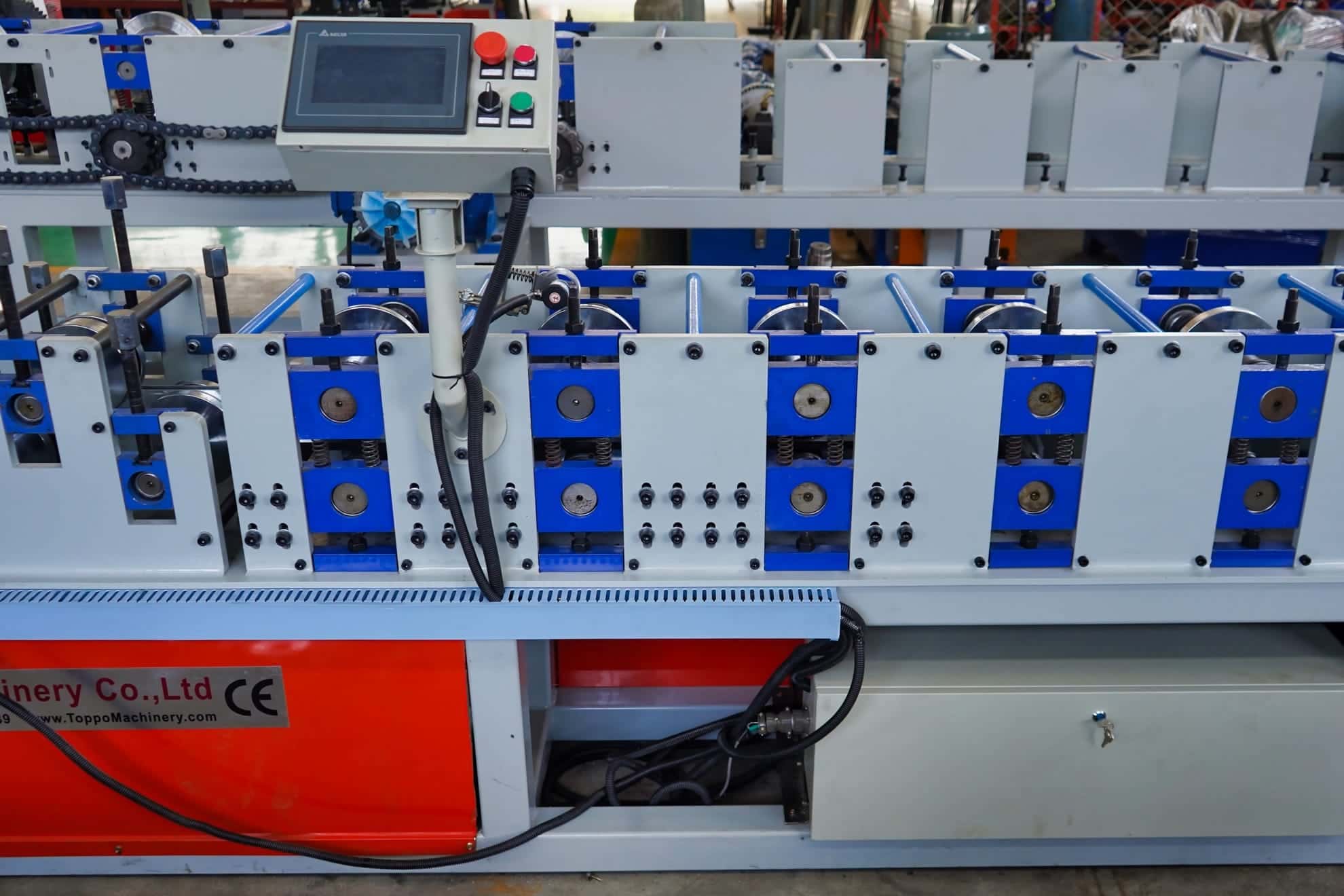 Automatic Stud and Track Roll Forming Machine with Punching System | Light Steel Keel Machine