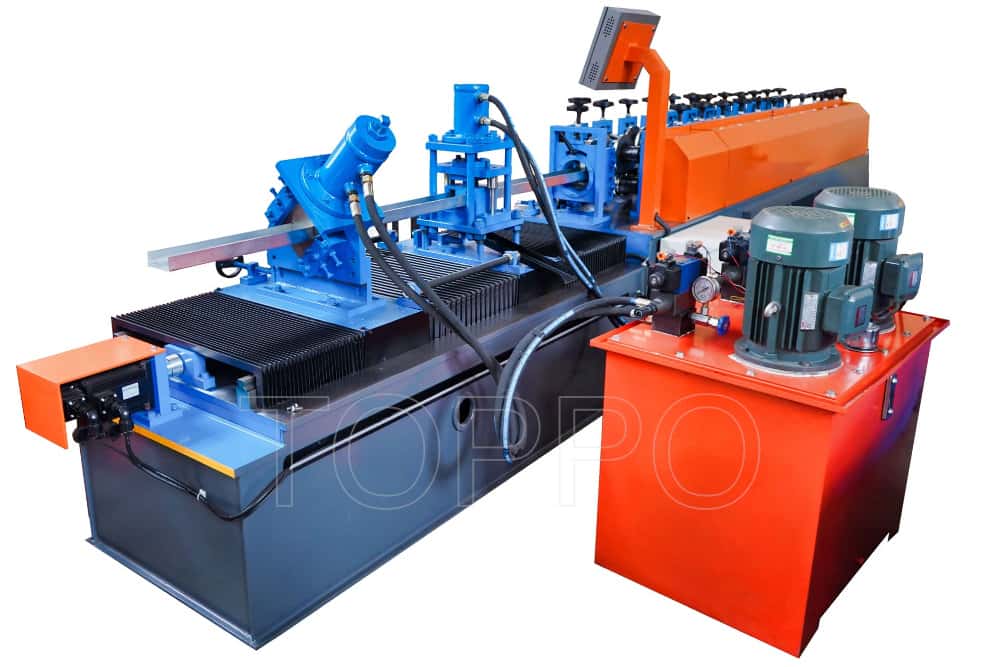 Heavy Duty Stud and Track Roll Forming Machine with Hydraulic Punching