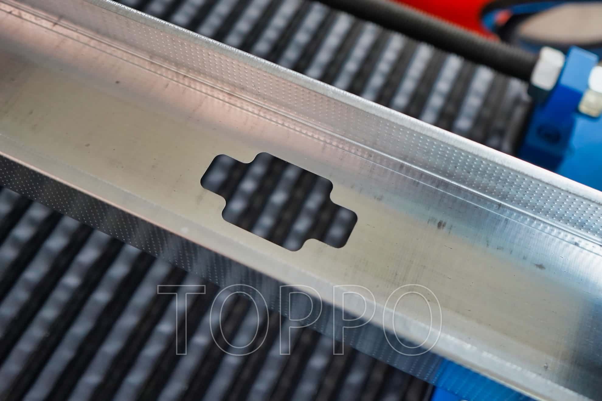 Heavy Duty Stud and Track Roll Forming Machine with Hydraulic Punching