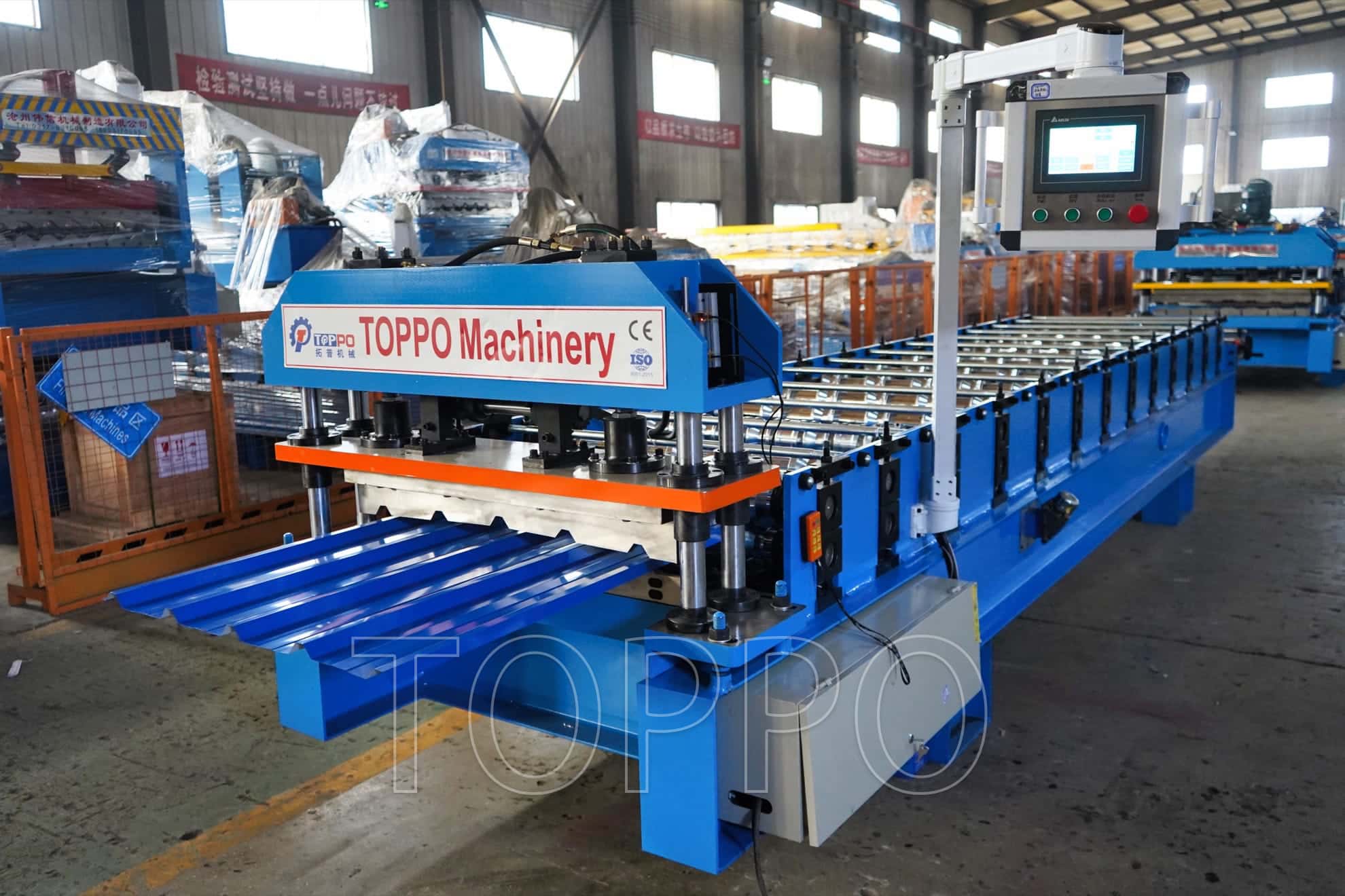 Color Steel Metal Roof Trapezoidal Roll Forming Machine