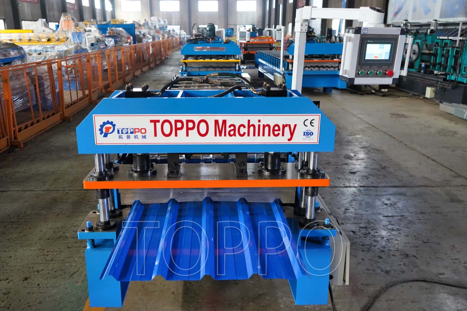 Color Steel Metal Roof Trapezoidal Roll Forming Machine