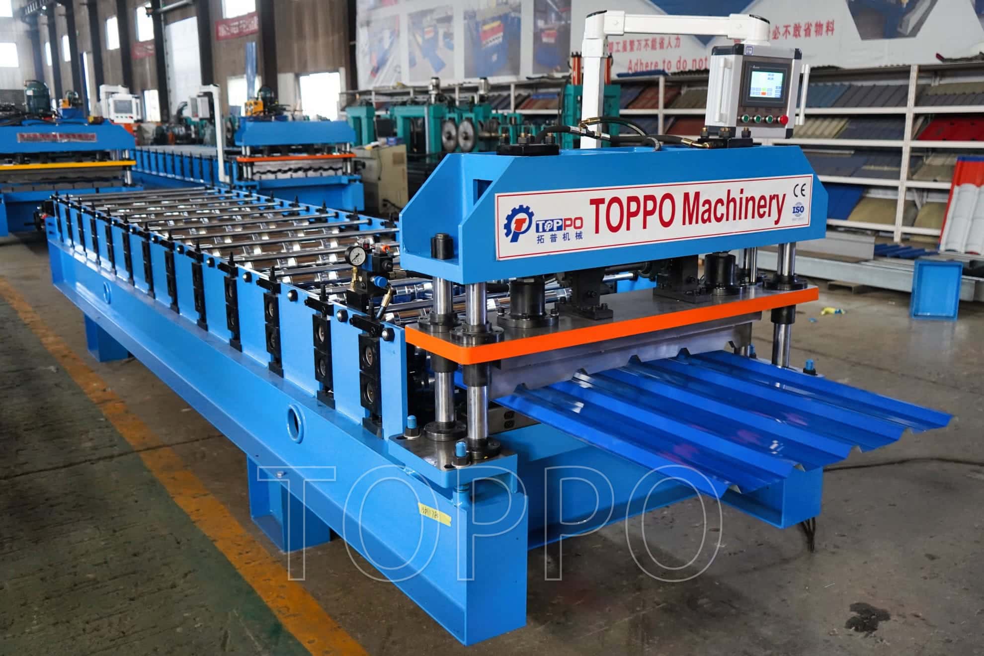 Color Steel Metal Roof Trapezoidal Roll Forming Machine